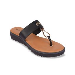 Rocia Women Black T-Strap Flats-picture-40