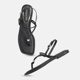 Kenneth Cole Open Toe T-Strap Flats-33