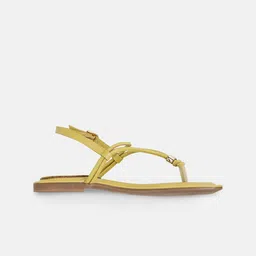 Kenneth Cole Open Toe T-Strap Flats-0