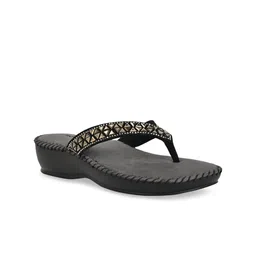 Rocia Embellished Open Toe Comfort Heels-5