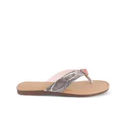 Tresmode Printed Open Toe Flats image 3