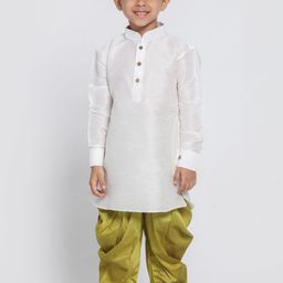 JBN Creation Boys Mandarin Collar Kurta with Dhoti Pants-24