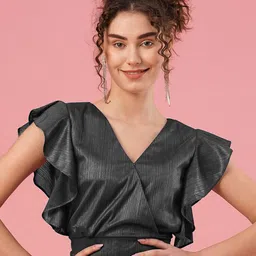 Globus Flutter Sleeve Wrap Top-image-0