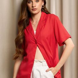 Marie Claire Extended Sleeves Wrap Top-image-97