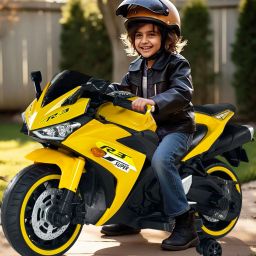 Kids Ride On Motorbike For 3 , 4 , 5 , 6 , 7 , 8 Year Bike Battery Operated Ride On-image-75