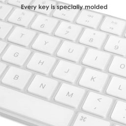 Saco Silicone Skin Keyboard Cover for iMac Magic M1 Chip Keyboard A2450 and Magic Keyboard with Touch ID A2449 (2021) Keyboard Skin image 4