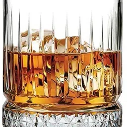 (Pack of 6) Whiskey Glasses Transparent Crystal Clear Twist Design 350 ml, Premium Whisky Glasses, Best for Whiskey, Scotch, Wine, Beer, Juice, Water, Event, Parties, Bar, Restaurant 310ML (PACK OF 6) Glass Set Whisky Glass-16