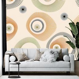Wallpics Beige b& Green Printed Self-Adhesive Wallpaper-image-26