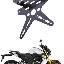 Number License Plate Aluminum Alloy Holder Mount Bracket for Yamaha MT-15 Bike Number Plate-image-52
