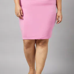 Curves By ZeroKaata Women Plus Size Seamless Skirt Shapewear-19
