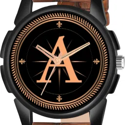 prathsy Analog Watch - For Men ALPHA-A-J16-BLK-DBRW-2 image 2
