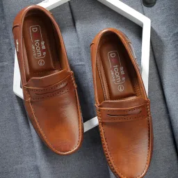 Lightweight | Comfortable | Trendy | Daily Wear | Synthetic Leather Loafers For Men-61
