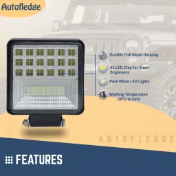 autofledge LED Fog Lamp Unit for Universal For Car 3 Series, 4 Series, 5 Series, 6 Series image 2