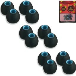 Crysendo Soft Silicone Eartips Compatible with Sennheiser Skullcandy Samsung Sony JBL Mi Over The Ear Headphone Cushion-16