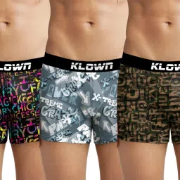 Pack of 3 Printed Men Trunk-image-5