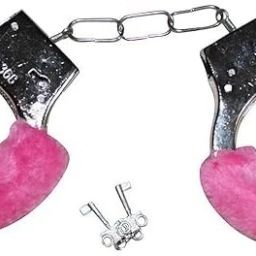 Premium Handcuffs for Police Role Play Costume Accessories Fur Hathkadi (Pink)-image-42