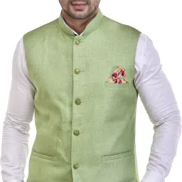 Self Design Men Waistcoat-40