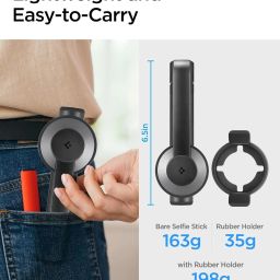 Spigen Light Weight Tripod compatible with Magsafe Mobile Covers Wireless Bluetooth Selfie Stick image 4