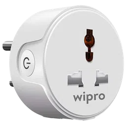 wipro Alexa and Google Assistant Support Smart Plug For Television, Electric Kettle, Mobile and Laptop Charger (2.4GHz Wi-Fi Connectivity, DSP1100, White)-2