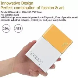 VRUM LED YG300 Mini Video Projector LCD TV Support 1080P Projector for Video Movie2 (3000 lm) Portable Projector image 4
