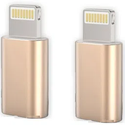 Fedus Gold Micro USB to 8 Pin Lighting Metal Charger Adapter Converter Phone Converter-20