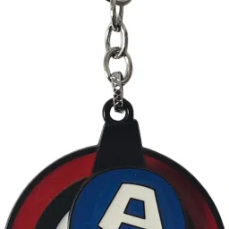 Captain America Metal Spinning Keychain | Key Ring for Marvel Lovers Key Chain-16