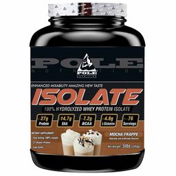 Pole Nutrition Whey Protein Isolate,  5 lb  Mocha Frappe -2
