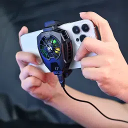 Cubonic X Memo DL05 With Display RGB Cool Lights On/Off Button Adjustable Clamp Fit 1 Fan Cooling Pad image 4