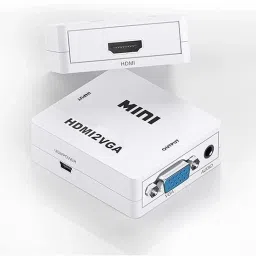 RuhZa HDMI to VGA Adapter/Connector/Converter Cable 1080P (Female to Female) Gaming Adapter-image-12