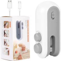 PORTABLE SEALING MACHINE WHITE | Snacks and Bags Instant Sealing Hand Held Heat Sealer-image-87
