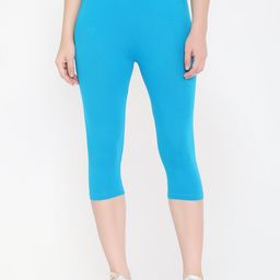 Feelings Plus Size Slim-Fit Cotton Mid-Rise Capri-image-22