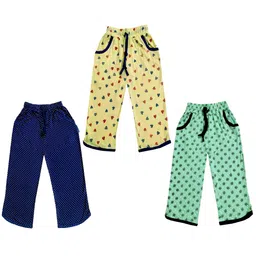 IndiWeaves Girls Pack of 3 Mid-Rise Cotton Printed Capris-image-28