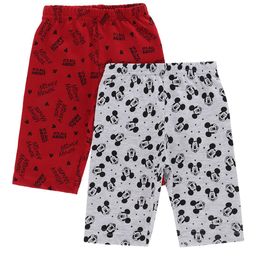 Bodycare Kids Pack Of 2 Cotton Mickey Mouse Print Lounge Capris-28