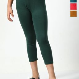 BAESD Girls Pack Of 5 High Rise Cotton Capris-10