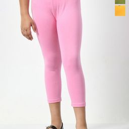 BAESD Girls Pack Of 3 High-Rise Capris-image-125