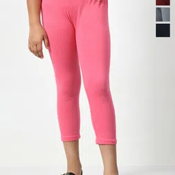 BAESD Girls Pack Of 4 Mid-Rise Capris-picture-44