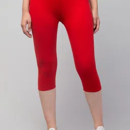 Apraa & Parma Women Skinny Fit Pure Cotton Sports Capris-45