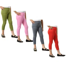 BAESD Girls Pack Of 4 Skinny Fit Capris-99