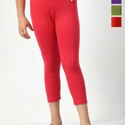 BAESD Girls Pack Of 4 Regular Fit Capris-26