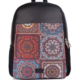 ZOUK Mandala Printed Water Resistance Backpack Up to 16 inch image 2