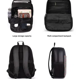 ZOUK Kolkata Nouveau Printed Backpack image 4