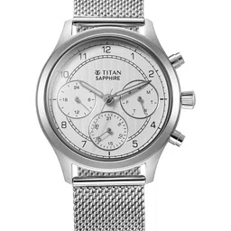 Titan Men Embellished Dial & Stainless Steel Straps Analogue Watch 1874SM01-image-72