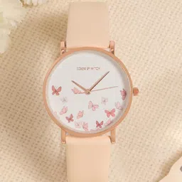 JOKER & WITCH Women Leather Bracelet Style Straps Analogue Watch AMWW807-25
