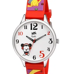 Kool Kidz Kids Brass Printed Dial & Red Straps Analogue Watch-KOOL KIDZ  KK 311 RD-22