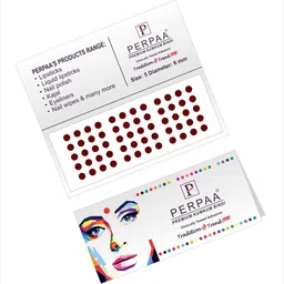 PERPAA Set of 2 Maroon Velvet Kumkum Bindi Box with 15 Flaps Each - Size 5 image 2