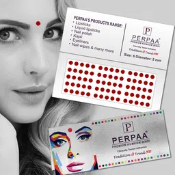 PERPAA Set of 2 Maroon Velvet Kumkum Bindi Box with 15 Flaps Each - Size 6 image 3