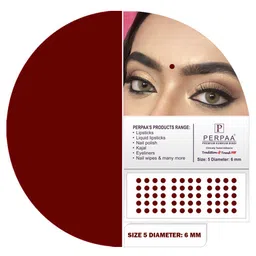 PERPAA Set of 2 Maroon Velvet Kumkum Bindi Box with 15 Flaps Each - Size 5 image 4