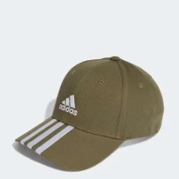 3-stripes cotton twill baseball cap training training-18