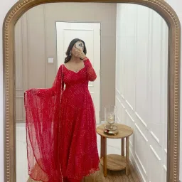 Printed Georgette Stitched Anarkali Gown-image-28