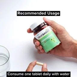 TrueBasics KSM 66 Ashwagandha Capsules - 60 Capsules image 4
